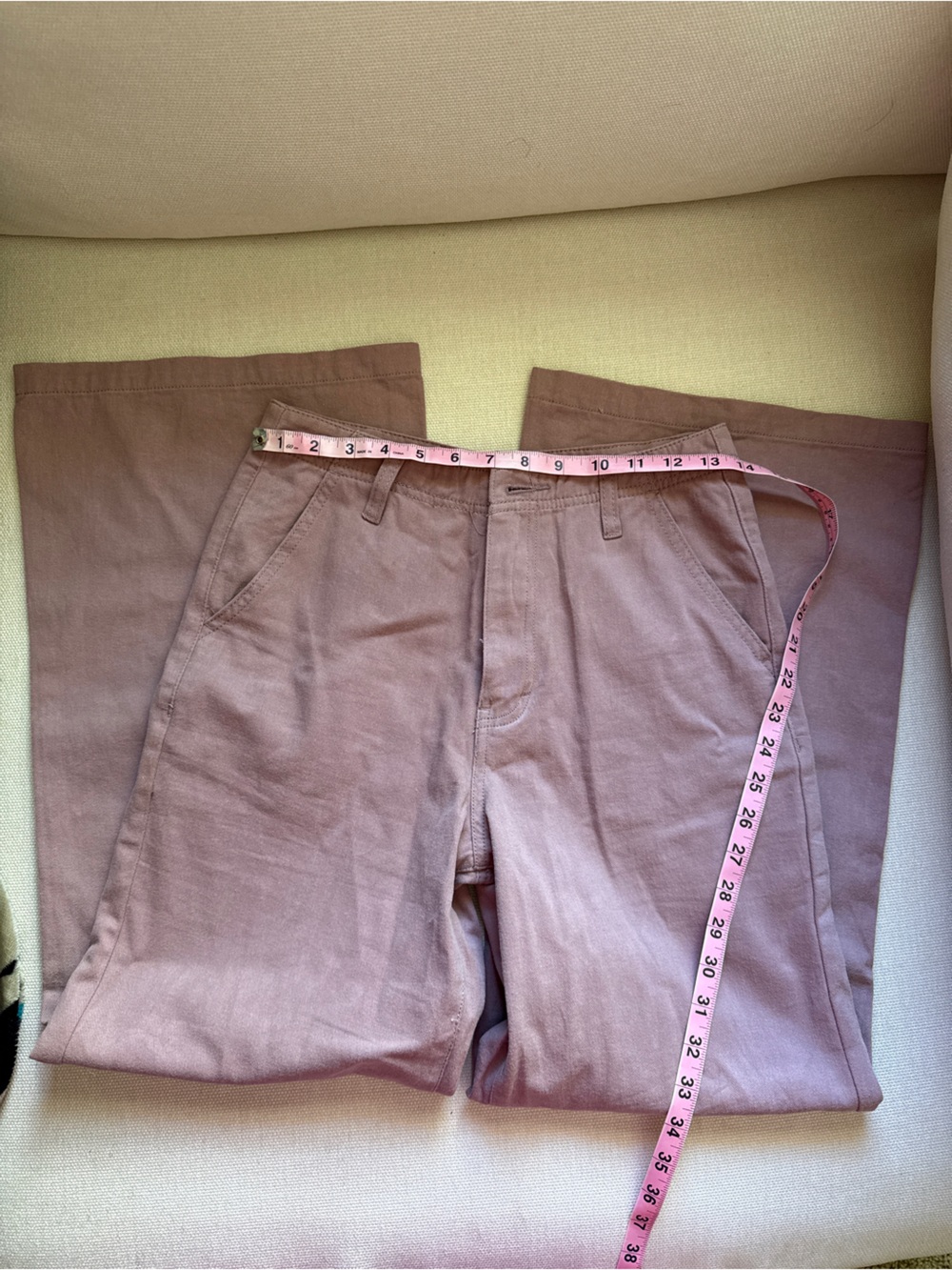 Wide Leg Women's Pants in Mauve